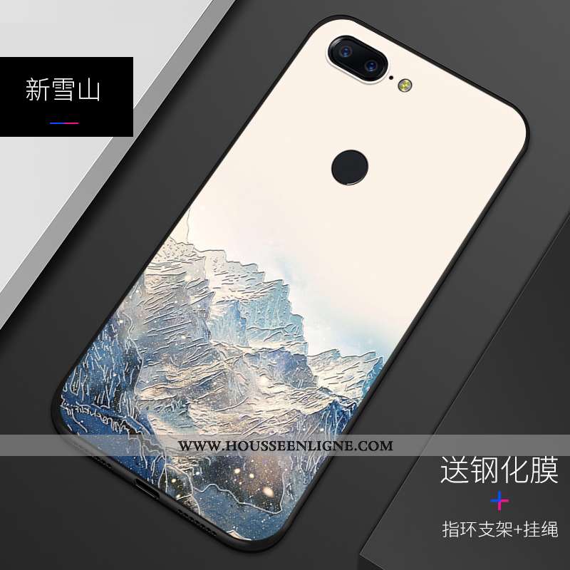 Housse Oneplus 5t Protection Délavé En Daim Téléphone Portable Gaufrage Tout Compris Personnalisé Co