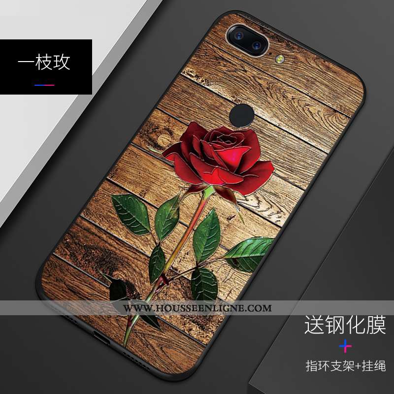 Housse Oneplus 5t Protection Délavé En Daim Téléphone Portable Gaufrage Tout Compris Personnalisé Co
