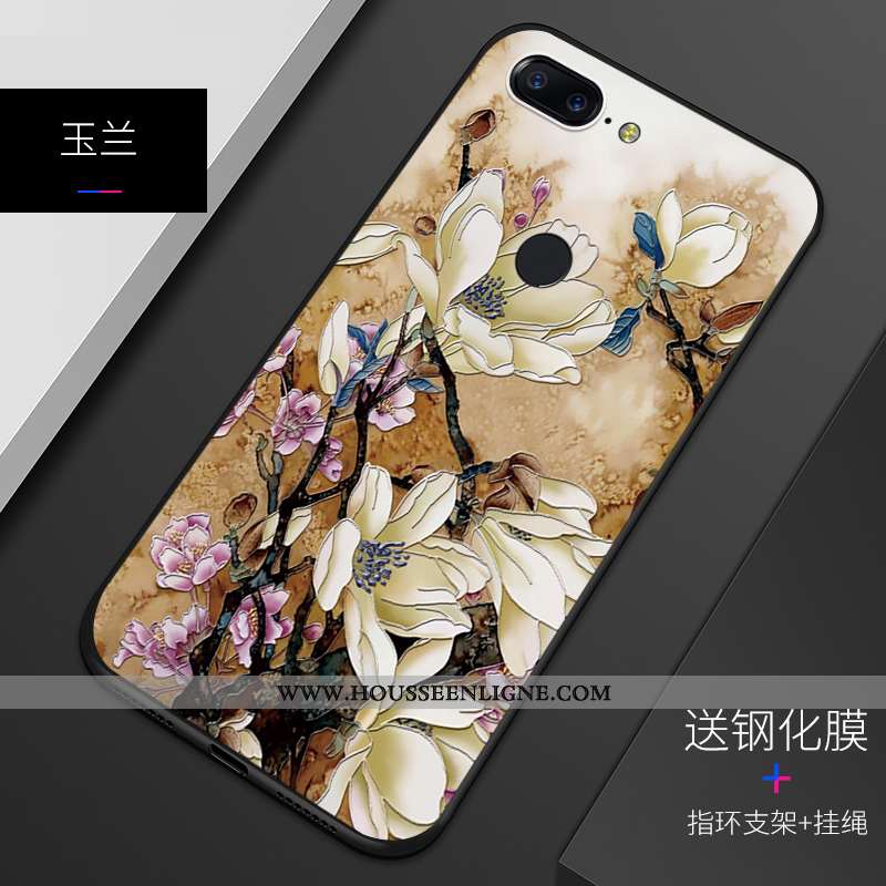 Housse Oneplus 5t Protection Délavé En Daim Téléphone Portable Gaufrage Tout Compris Personnalisé Co