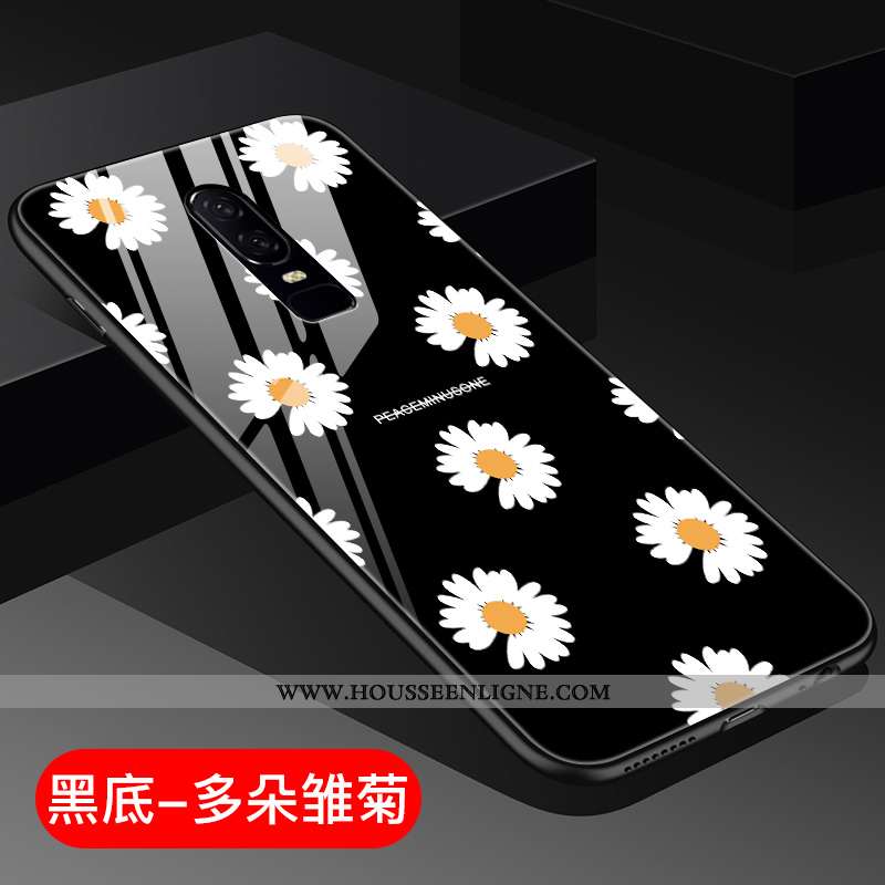 Housse Oneplus 6 Personnalité Créatif Miroir Tout Compris Étui Violet Téléphone Portable