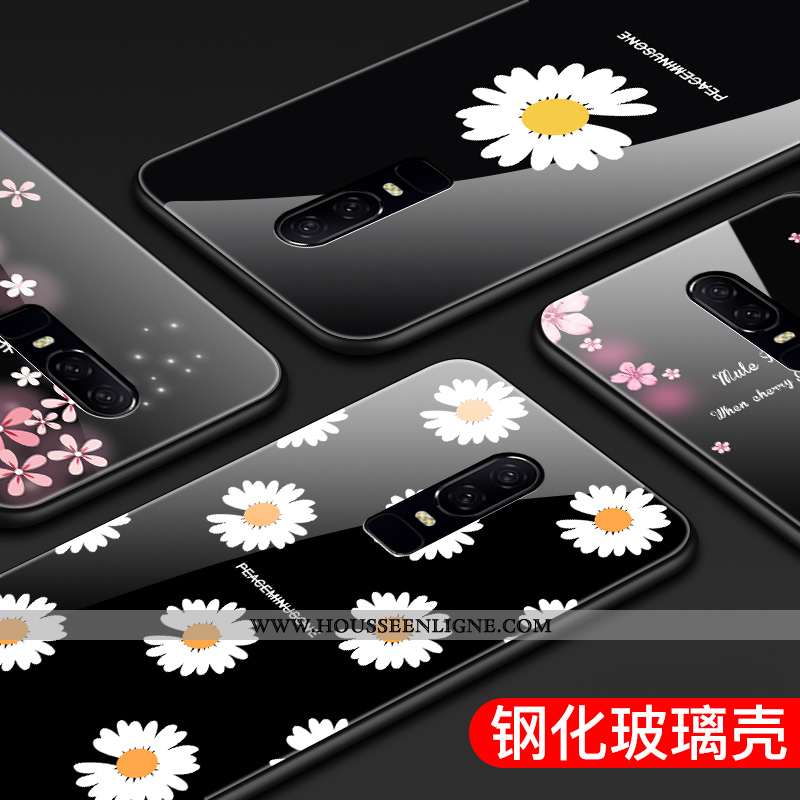 Housse Oneplus 6 Personnalité Créatif Miroir Tout Compris Étui Violet Téléphone Portable