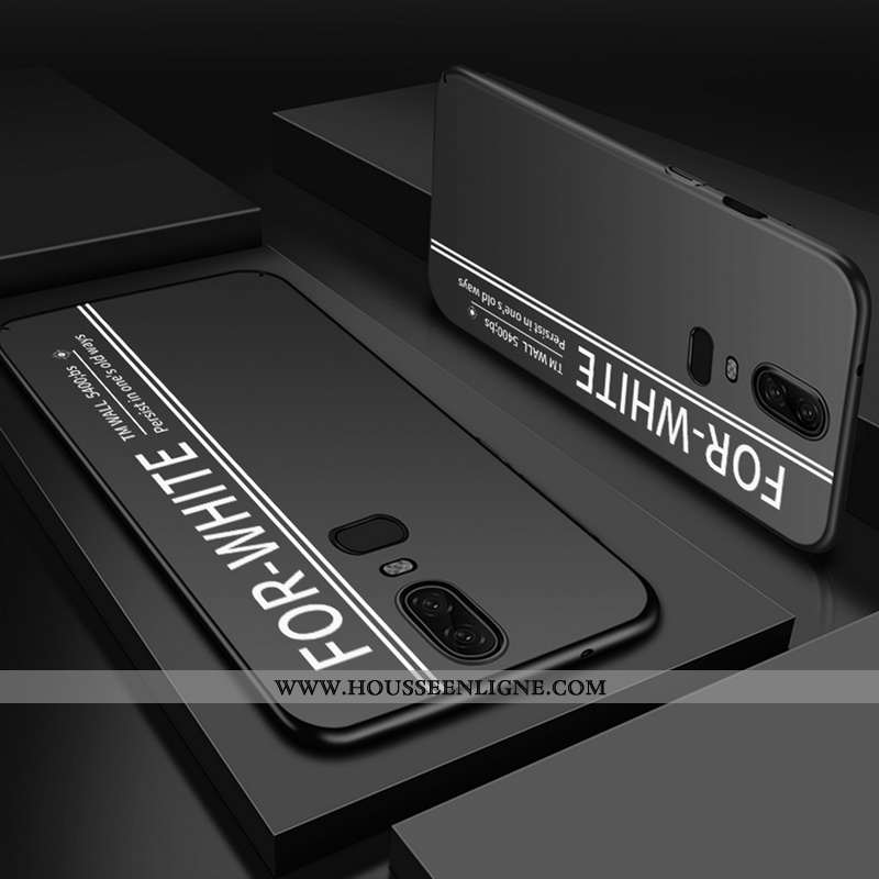 Housse Oneplus 6 Tendance Légère Coque Téléphone Portable Difficile Bleu Personnalité