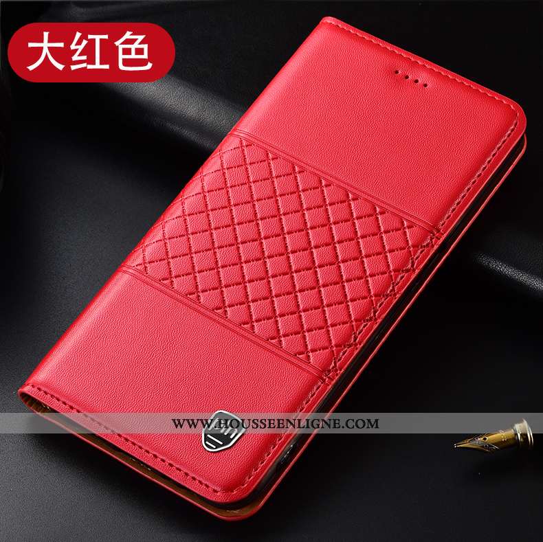 Housse Oneplus 6t Cuir Silicone Étui Clamshell Coque Protection Véritable Incassable Marron