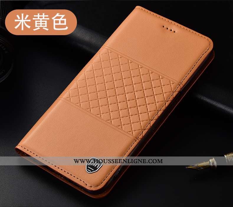 Housse Oneplus 6t Cuir Silicone Étui Clamshell Coque Protection Véritable Incassable Marron