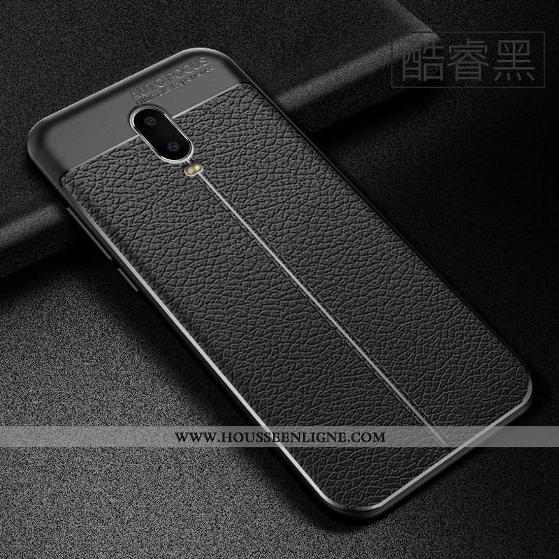 Housse Oneplus 6t Fluide Doux Silicone Protection Délavé En Daim Coque Personnalité Modèle Fleurie N