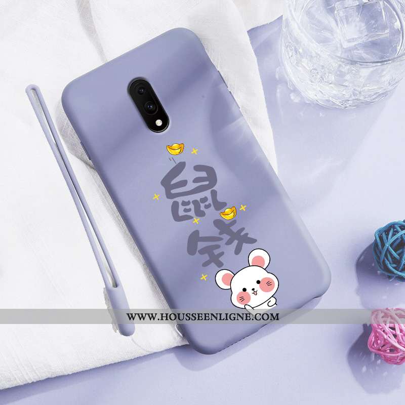 Housse Oneplus 7 Créatif Ultra Coque Nouveau Vert Silicone Téléphone Portable Verte
