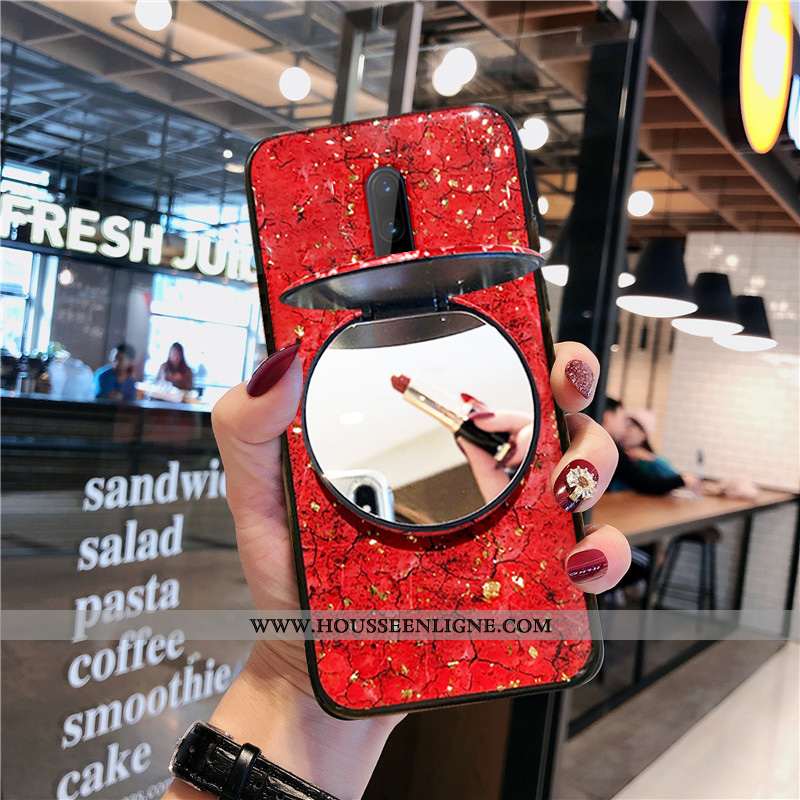 Housse Oneplus 7 Pro Modèle Fleurie Protection Petit Net Rouge Tout Compris Tendance Frais