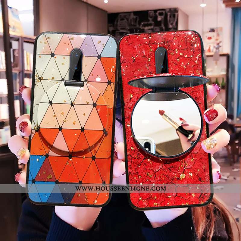 Housse Oneplus 7 Pro Modèle Fleurie Protection Petit Net Rouge Tout Compris Tendance Frais