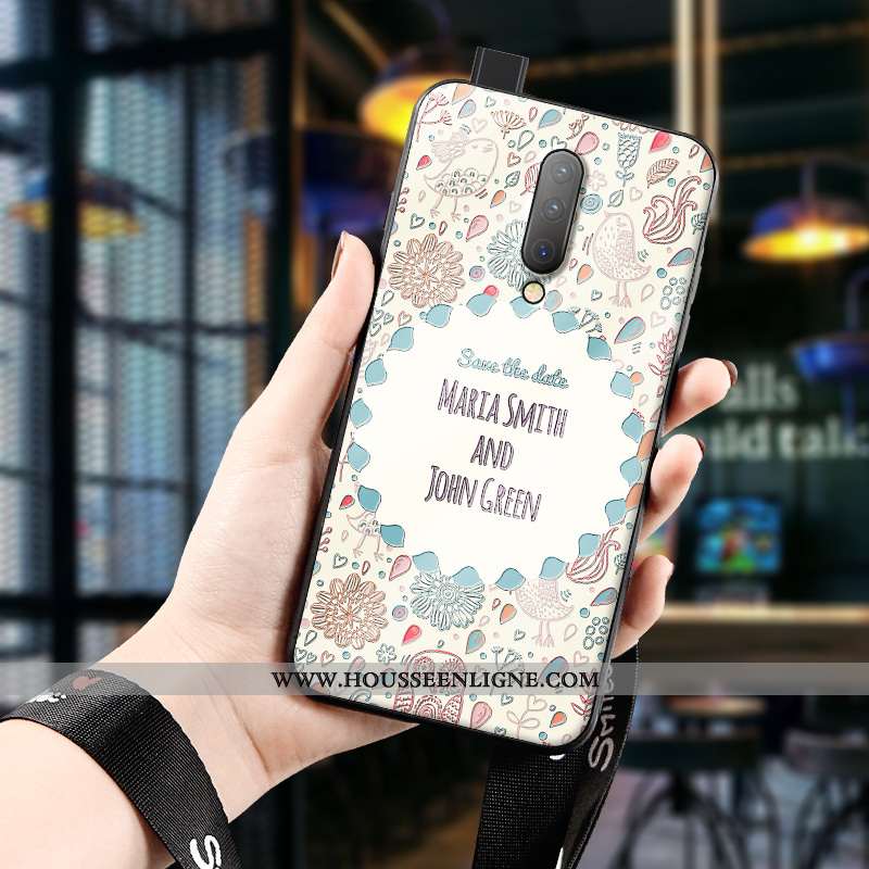 Housse Oneplus 7 Pro Personnalité Créatif Téléphone Portable Silicone Dimensionnel Incassable Fluide