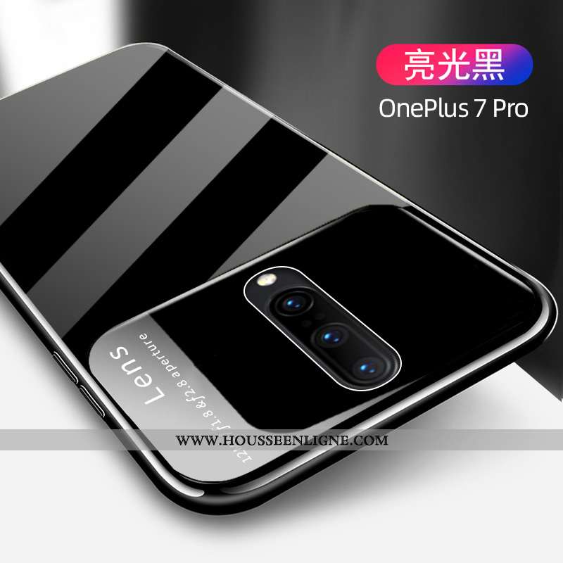 Housse Oneplus 7 Pro Protection Personnalité Coque Téléphone Portable Incassable Blanc Ultra Blanche