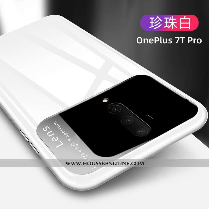 Housse Oneplus 7 Pro Protection Personnalité Coque Téléphone Portable Incassable Blanc Ultra Blanche
