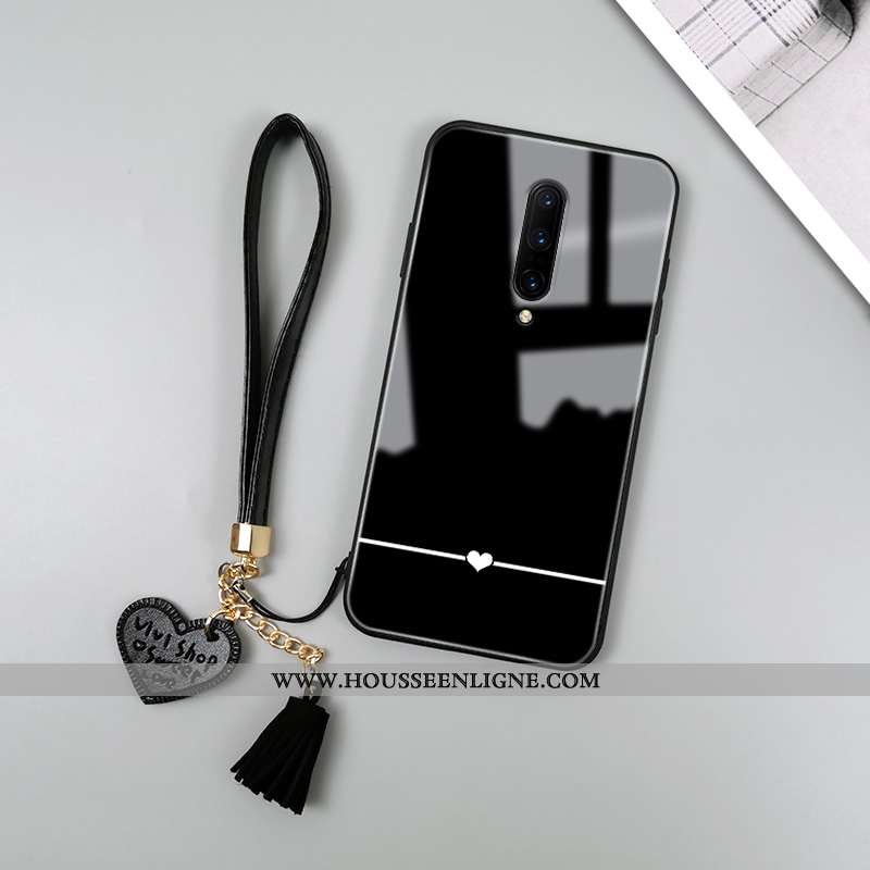 Housse Oneplus 7 Pro Silicone Protection Verre Blanc Amoureux Tout Compris Simple Blanche