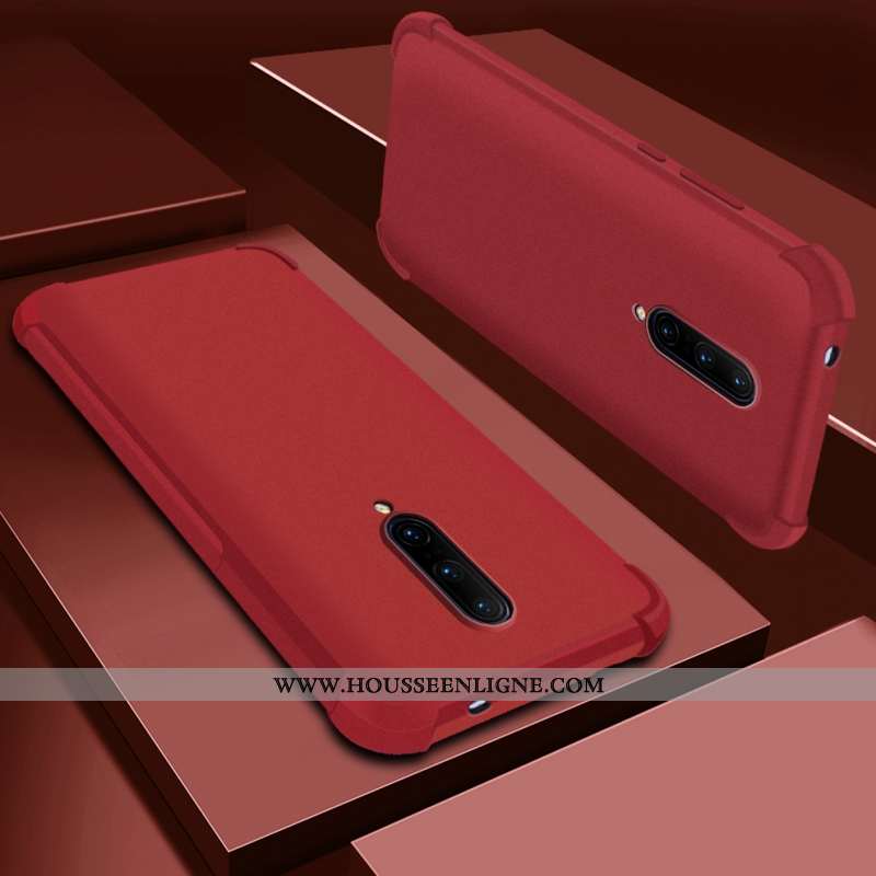 Housse Oneplus 7 Pro Transparent Silicone Téléphone Portable Incassable Coque Magnétisme Violet