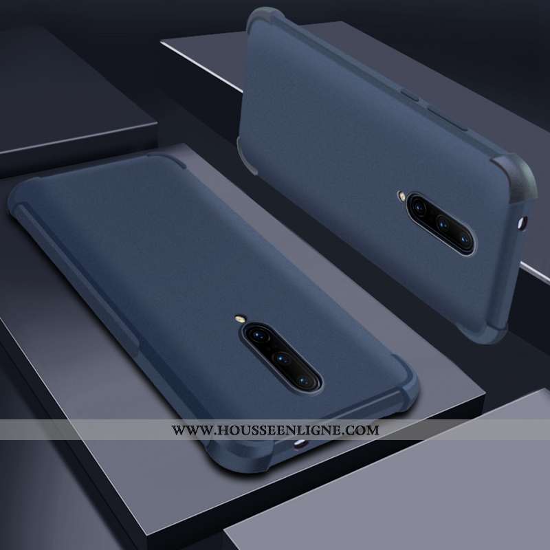 Housse Oneplus 7 Pro Transparent Silicone Téléphone Portable Incassable Coque Magnétisme Violet