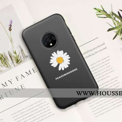 Housse Oneplus 7t Créatif Ultra Fluide Doux Tout Compris Petite Marguerite Étui Téléphone Portable N