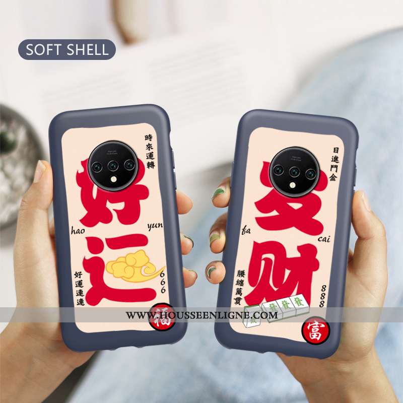 Housse Oneplus 7t Pro Silicone Protection Richesse Nouveau Ultra Incassable Téléphone Portable Bleu
