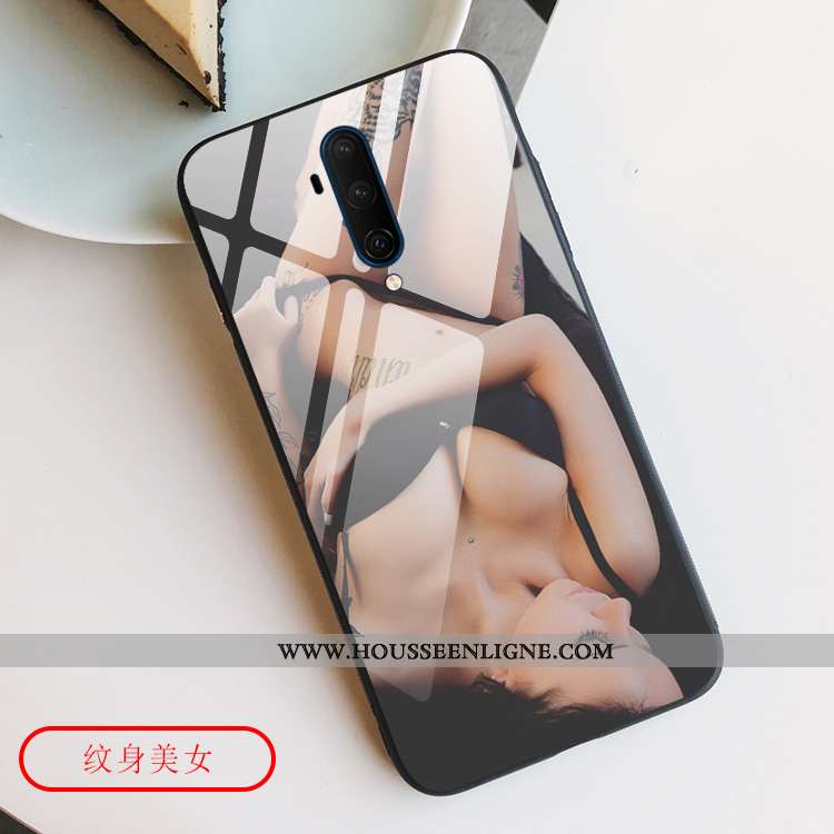 Housse Oneplus 7t Pro Verre Personnalité Tout Compris Blanc Coque Vent Beauté Blanche