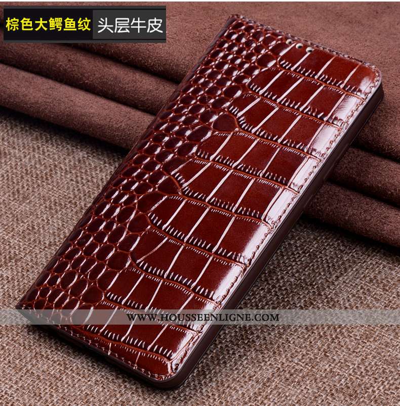 Housse Oneplus 7t Silicone Protection Coque Luxe Business Marron Incassable