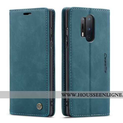 Housse Oneplus 8 Pro Cuir Mode Étui Clamshell Tout Compris Marron Simple