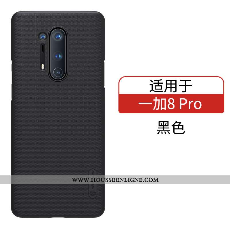 Housse Oneplus 8 Pro Protection Délavé En Daim Bleu Marin Coque Difficile Tout Compris Or Bleu Foncé