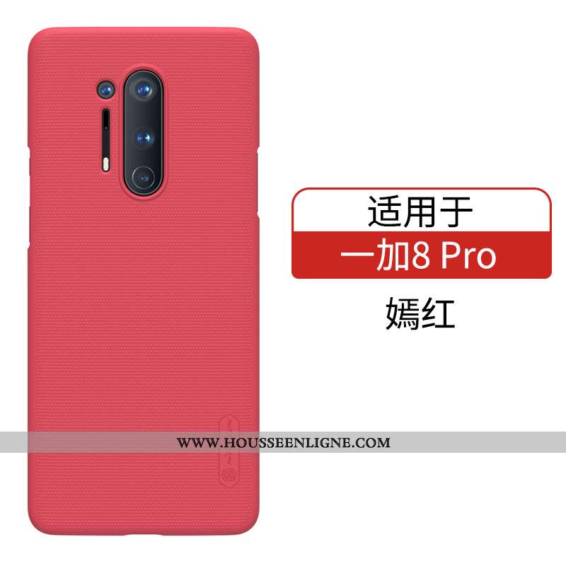 Housse Oneplus 8 Pro Protection Délavé En Daim Bleu Marin Coque Difficile Tout Compris Or Bleu Foncé