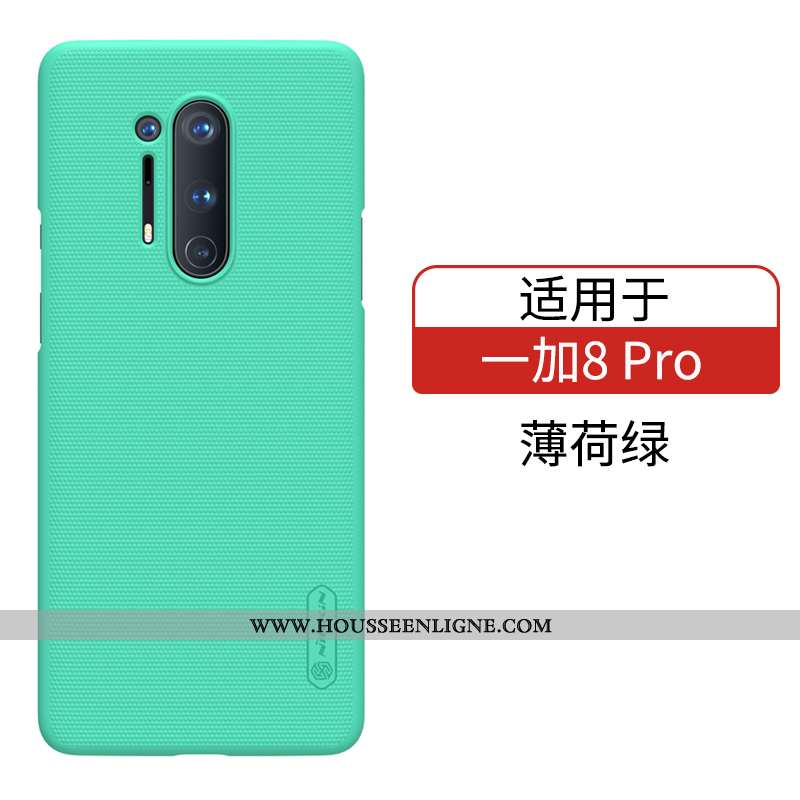Housse Oneplus 8 Pro Protection Délavé En Daim Bleu Marin Coque Difficile Tout Compris Or Bleu Foncé