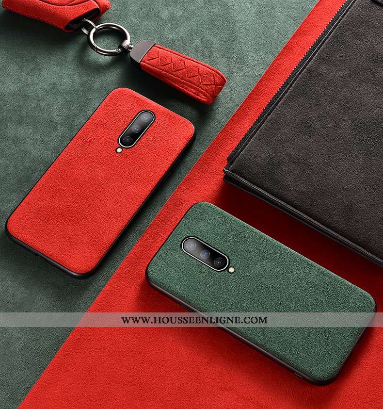 Housse Oneplus 8 Protection Personnalité Europe Étui Luxe Téléphone Portable Tendance Rouge