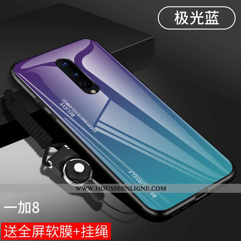 Housse Oneplus 8 Protection Verre Incassable Silicone Ultra Coque Tout Compris Verte