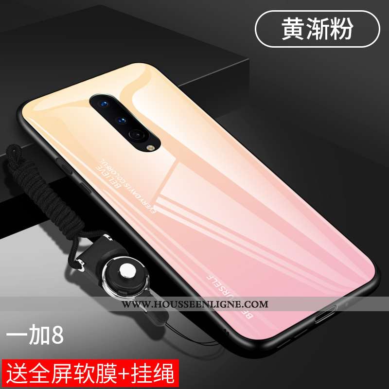 Housse Oneplus 8 Protection Verre Incassable Silicone Ultra Coque Tout Compris Verte
