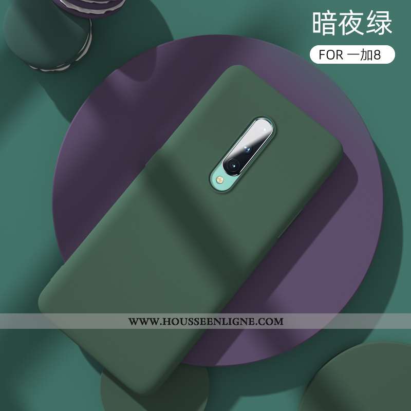 Housse Oneplus 8 Tendance Légère Étui Tout Compris Personnalité Ultra Téléphone Portable Verte