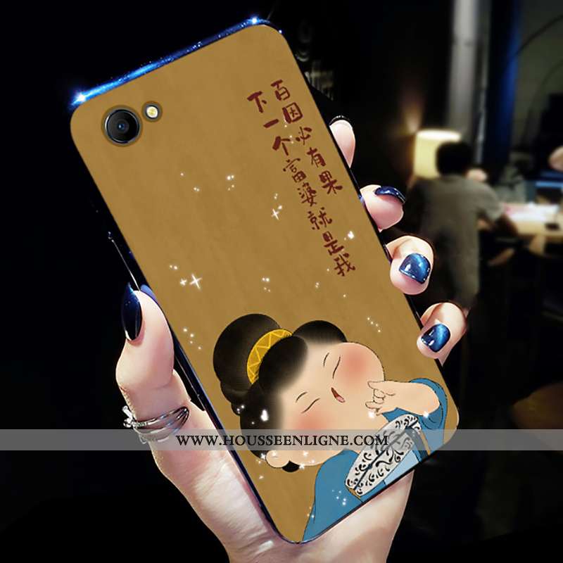Housse Oppo A3 Créatif Légère Personnalité Simple Délavé En Daim Silicone Étui Bleu