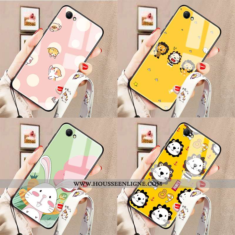 Housse Oppo A3 Dessin Animé Tendance Téléphone Portable Mode Créatif Tout Compris Tempérer Jaune