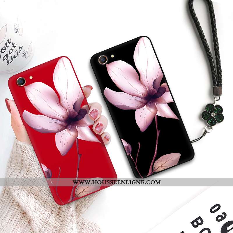 Housse Oppo A3 Fluide Doux Silicone Petit Simple Frais Amoureux Tendance Noir
