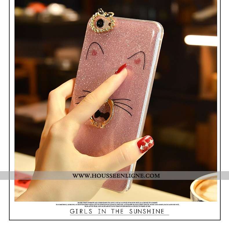 Housse Oppo A3 Tendance Fluide Doux Étui Coque Charmant Cool Téléphone Portable Rose