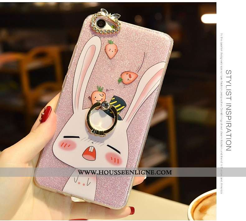 Housse Oppo A3 Tendance Fluide Doux Étui Coque Charmant Cool Téléphone Portable Rose