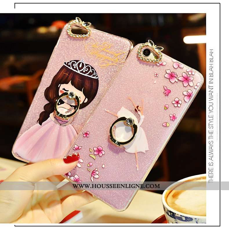 Housse Oppo A3 Tendance Fluide Doux Étui Coque Charmant Cool Téléphone Portable Rose