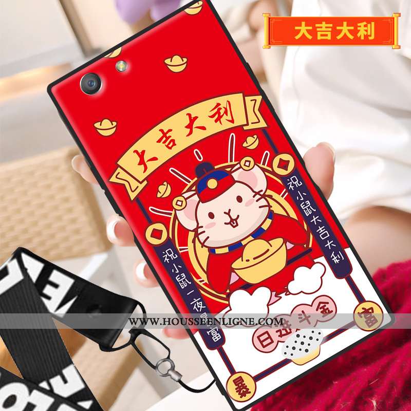 Housse Oppo A31 Fluide Doux Protection Incassable Dessin Animé Rouge Tempérer Nouveau