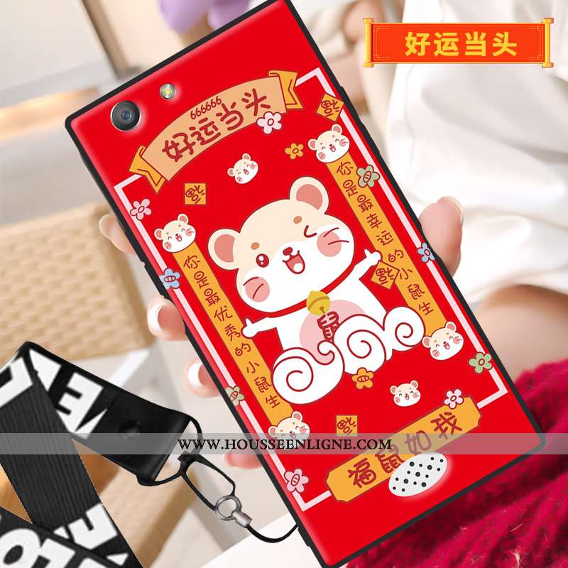 Housse Oppo A31 Fluide Doux Protection Incassable Dessin Animé Rouge Tempérer Nouveau