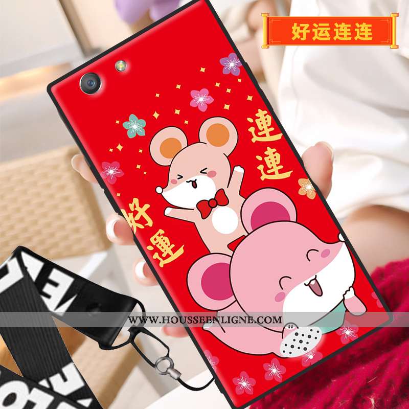 Housse Oppo A31 Fluide Doux Protection Incassable Dessin Animé Rouge Tempérer Nouveau