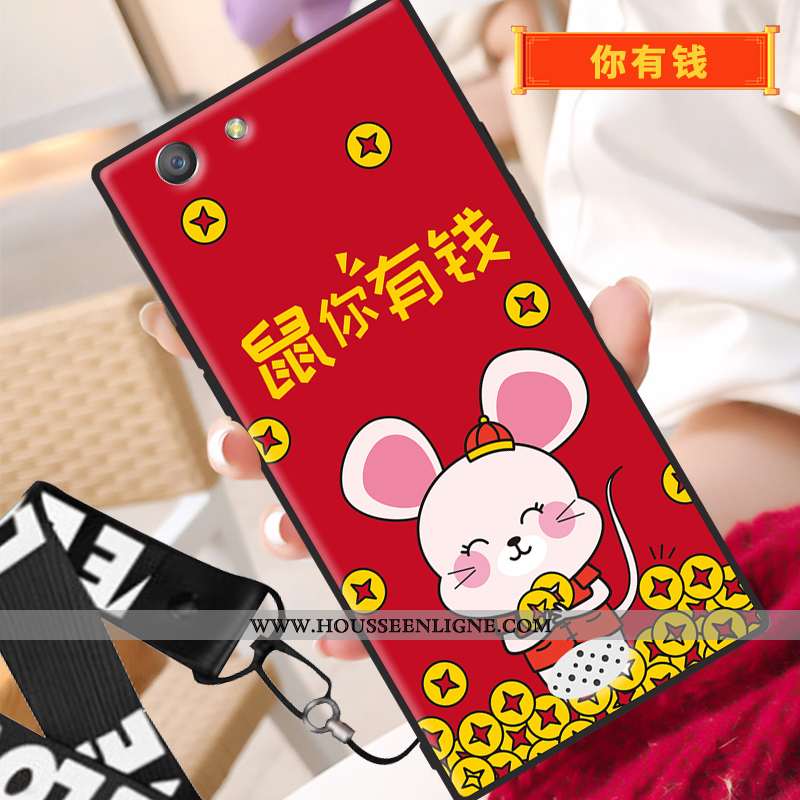 Housse Oppo A31 Fluide Doux Protection Incassable Dessin Animé Rouge Tempérer Nouveau