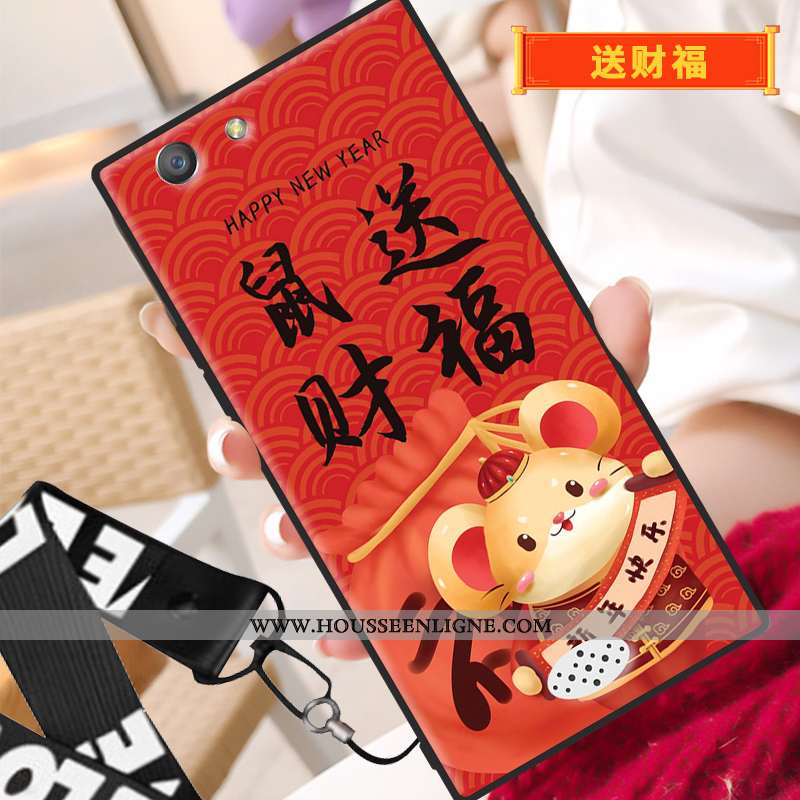 Housse Oppo A31 Fluide Doux Protection Incassable Dessin Animé Rouge Tempérer Nouveau