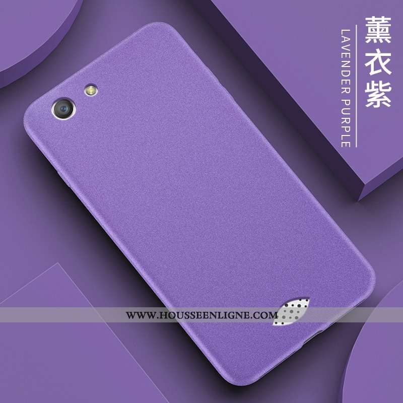 Housse Oppo A31 Personnalité Ultra Délavé En Daim Protection Fluide Doux Silicone Violet