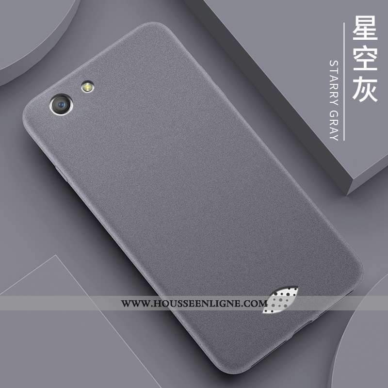 Housse Oppo A31 Personnalité Ultra Délavé En Daim Protection Fluide Doux Silicone Violet