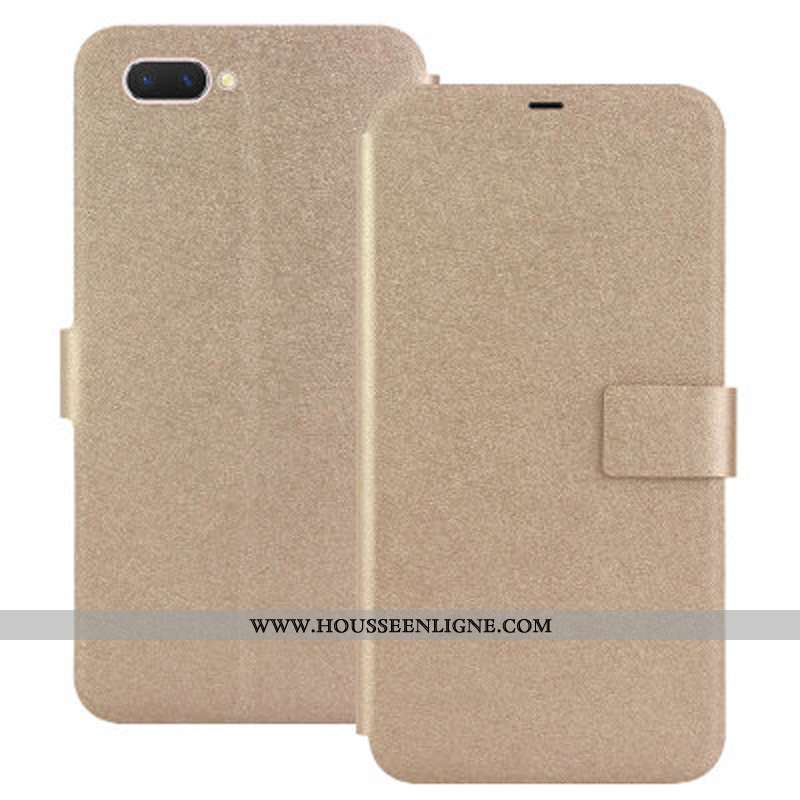 Housse Oppo A5 Fluide Doux Protection Coque Téléphone Portable Rouge Étui Rose