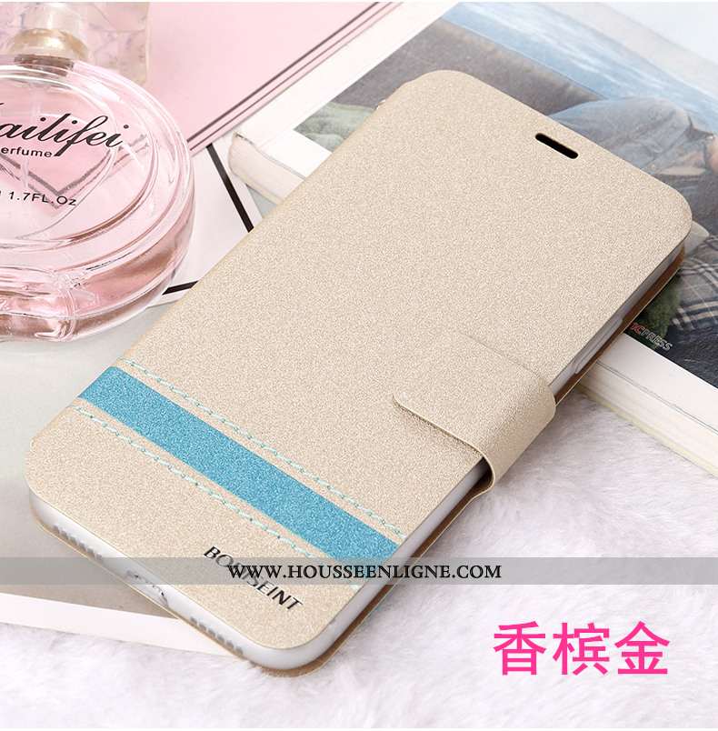 Housse Oppo A5 Fluide Doux Protection Tout Compris Téléphone Portable Étui Clamshell Coque Beige