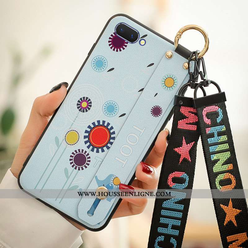 Housse Oppo A5 Ornements Suspendus Créatif Fluide Doux Tendance Étui Coque Téléphone Portable Beige