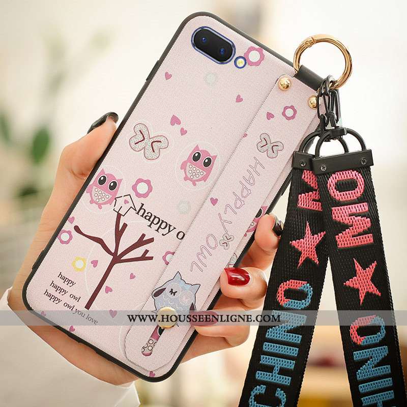 Housse Oppo A5 Ornements Suspendus Créatif Fluide Doux Tendance Étui Coque Téléphone Portable Beige