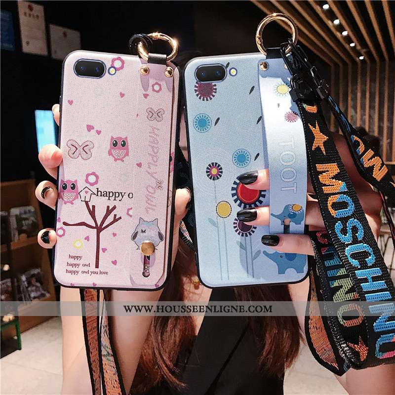 Housse Oppo A5 Ornements Suspendus Créatif Fluide Doux Tendance Étui Coque Téléphone Portable Beige