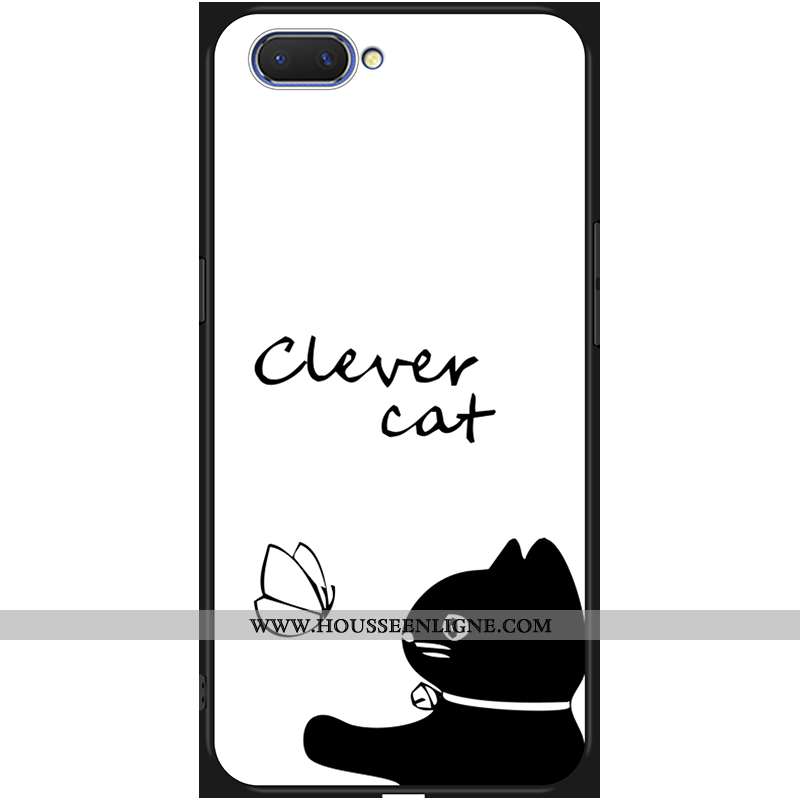 Housse Oppo A5 Ornements Suspendus Tendance Blanc Téléphone Portable Tout Compris Délavé En Daim Inc