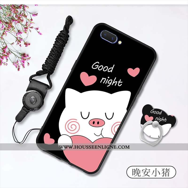 Housse Oppo A5 Ornements Suspendus Tendance Blanc Téléphone Portable Tout Compris Délavé En Daim Inc